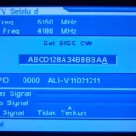 Cara Memasukan Biss Key Nex Parabola