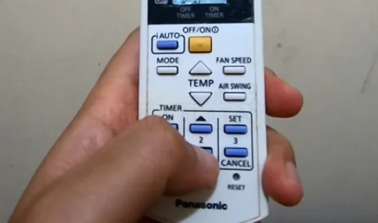 Merubah Suhu Farenheit ke Celcius di Remote AC Panasonic