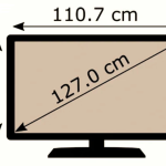 Ukuran TV 50 Inch Berapa Cm