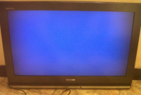 TV LED Gambar Biru