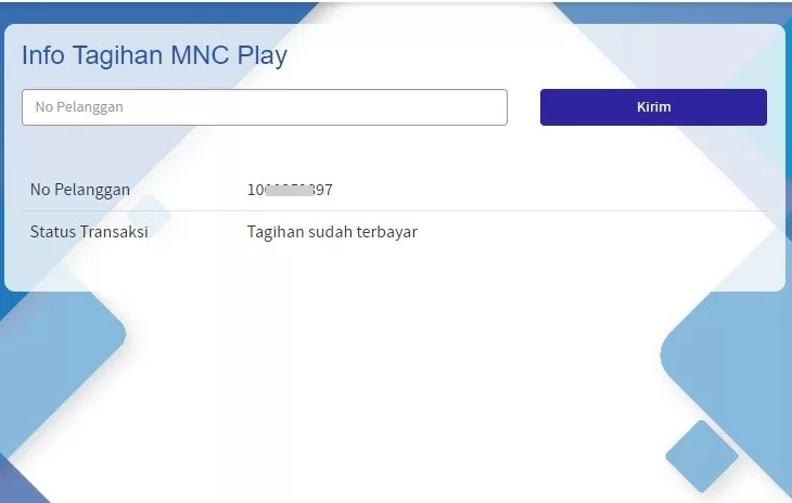 Cara Mengetahui ID Pelanggan MNC Play