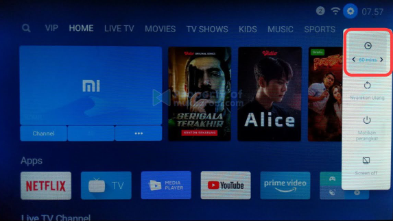 Cara Setting Timer TV Xiaomi