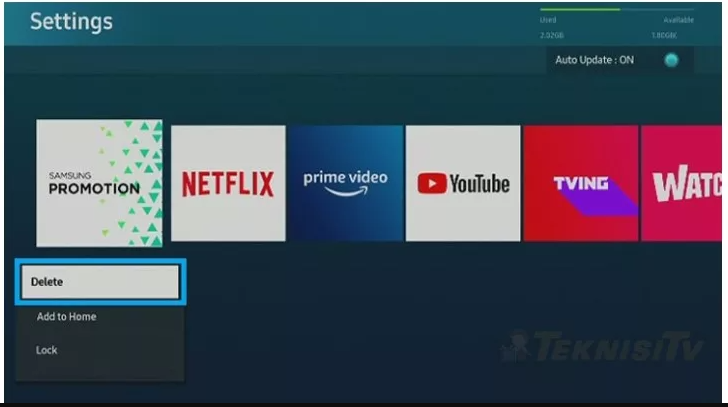 Cara Mengatasi Aplikasi Error Smart TV Samsung