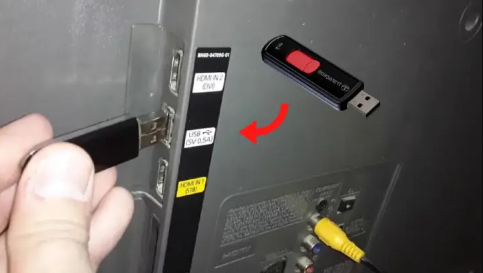 Cara Pasang USB di TV Sharp