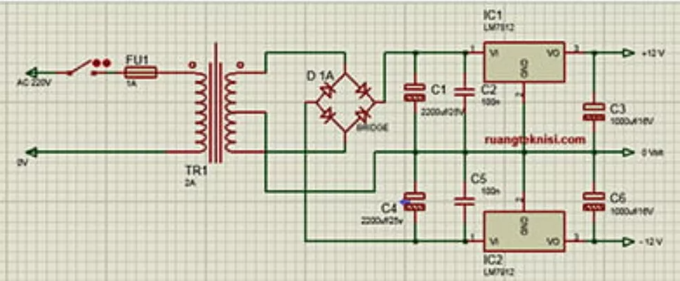 Cara Membuat Rangkaian Power Supply