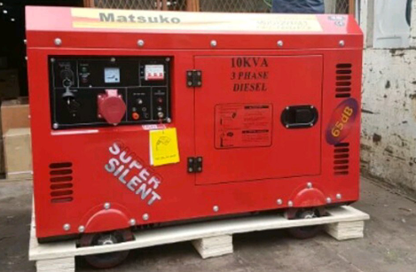 Genset 10 kVA Berapa Watt