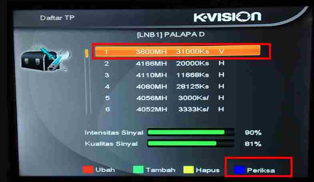 Cara Upgrade Firmware Receiver K Vision