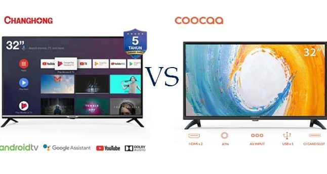 Perbandingan Smart TV Changhong VS Smart TV Coocaa