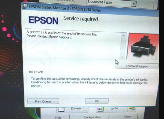 Cara Mengatasi Printer Epson Service Required