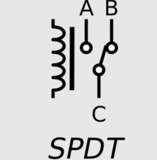 Cara Kerja Relay SPDT (Single Pole Double Throw)