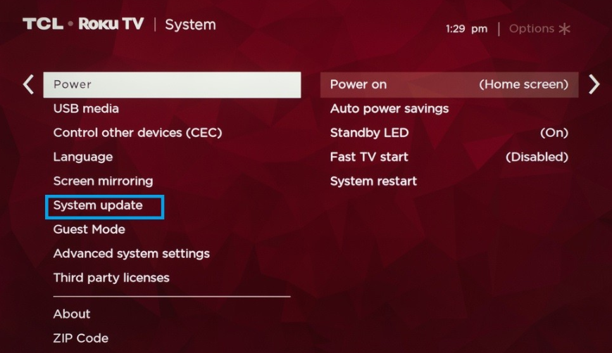 Cara Update Firmware TV TCL