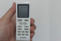 Remote AC Sharp Terkunci