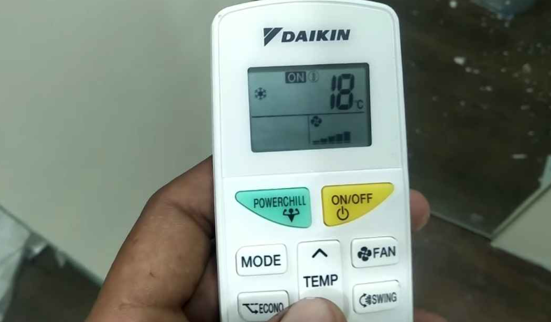 Remote AC Daikin Terkunci